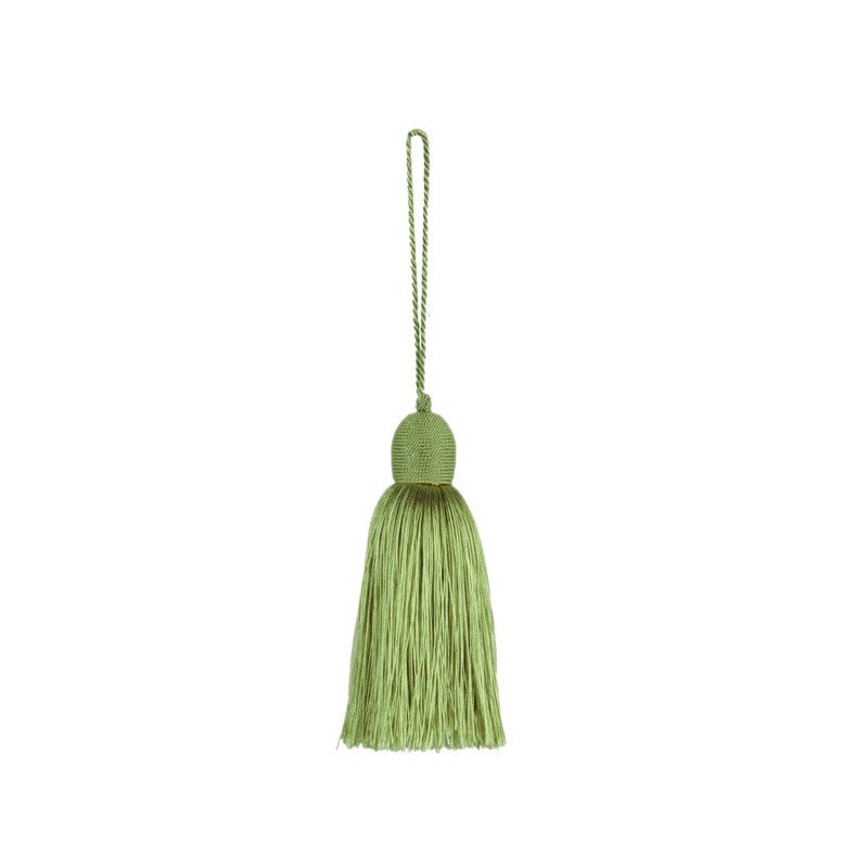 Fenghuangwu 2pcs Tassel Charms Polyester Key Tassels with Loop,DIY Handmade