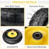 TICONN 10" Solid Tires, 2 Pack Flat Free 4.10/3.50-4'' Wheels