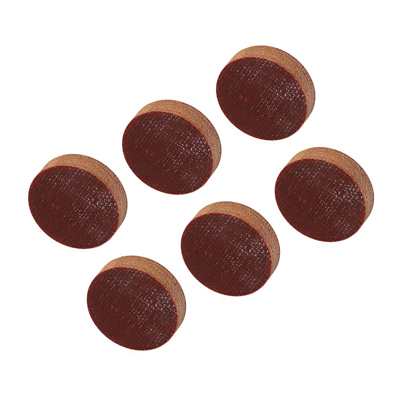 6pcs Billiard Pool Cue Tips 14mm Crystal Pool Cue Tips