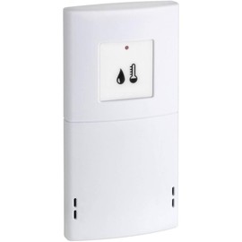 TFA Dostmann Thermo-Hygrosender, 30.3196, Replacement Transmitter for TFA Radio Stations 35.1122 | 35.1128, Wireless Transmission of Outdoor Temperature, White, (W x H x D) 53 x 105 x 26 mm