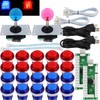 SJ@JX Arcade 2 Player Game Controller Stick DIY Kit LED