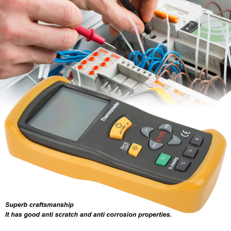DT‑610B High Accuracy High Temperature Thermometer Electronic Thermocouple Thermometer with
