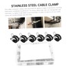 TEHAUX 47pcs R Shaped Stainless Steel Hose Clamp Kit with