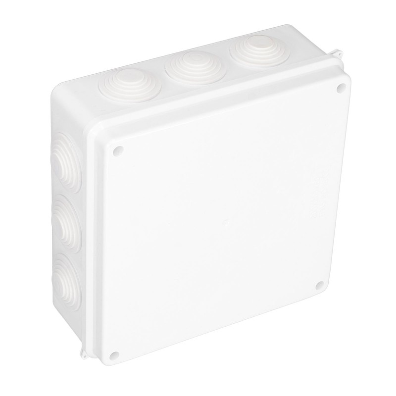 Electrical Junction Box 200x200x80mm IP65 Weatherproof Pre Drilled Electrical Enclosure