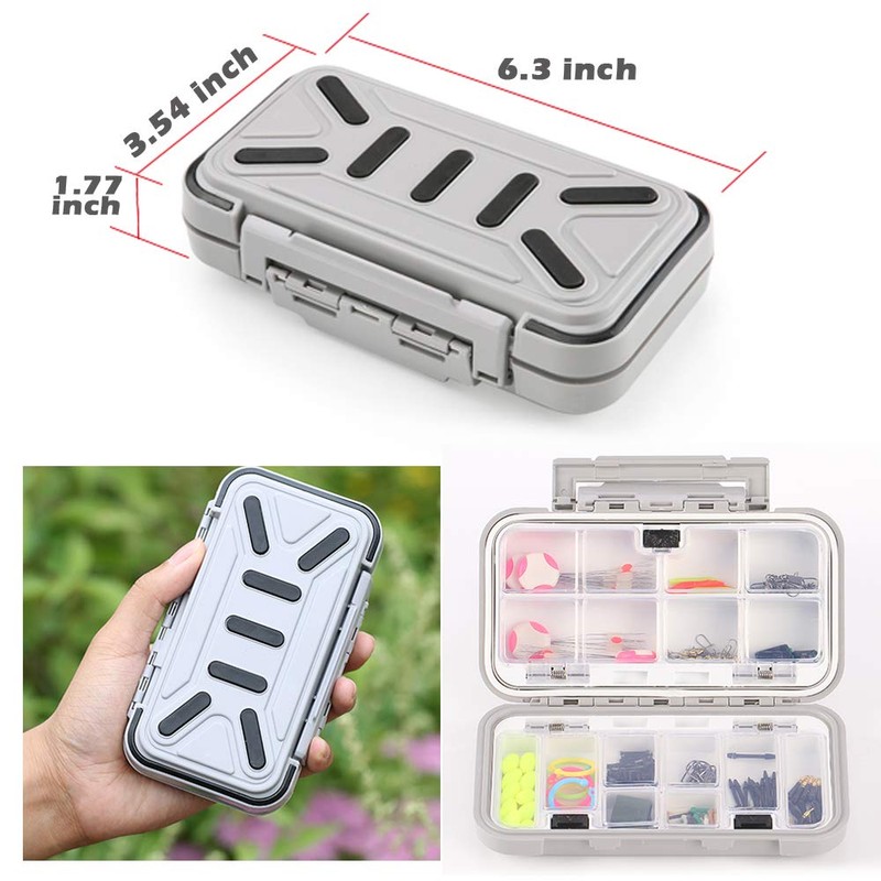 YUKI Fishing Lure Boxes, Bait Storage Case Fishing Tackle Storage