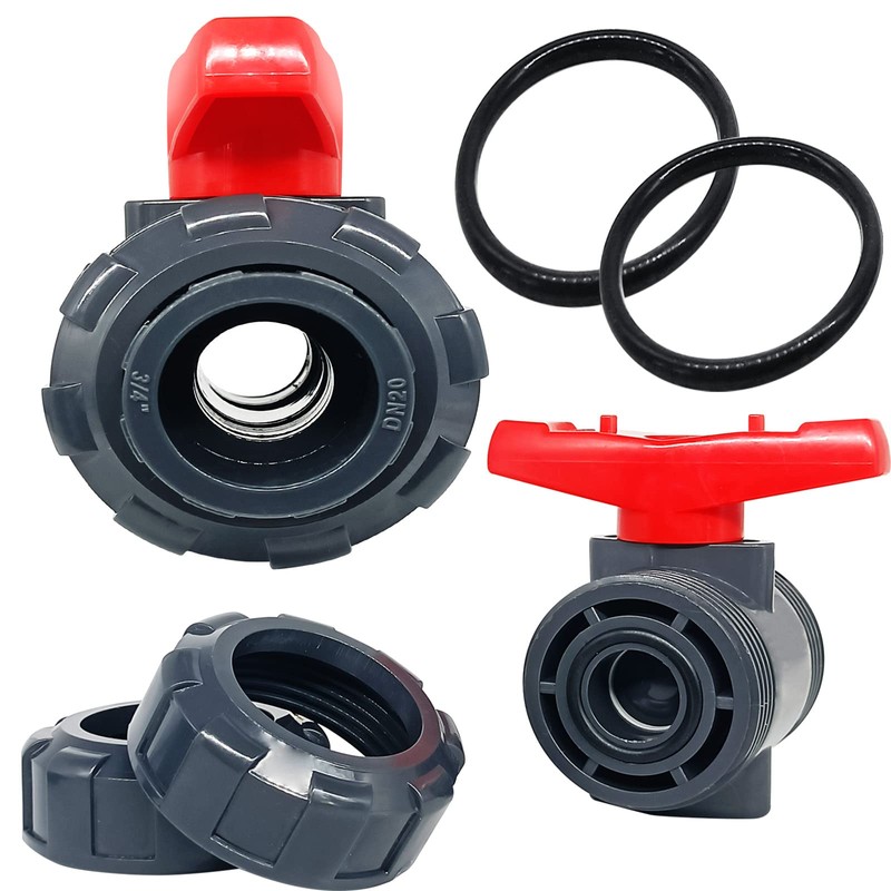 2 Inch UPVC Slip Socket End True Union Ball Valve