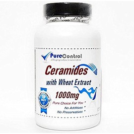 Ceramides with Wheat Extract 1000mg // 180 Capsules // Pure // by PureControl Supplements