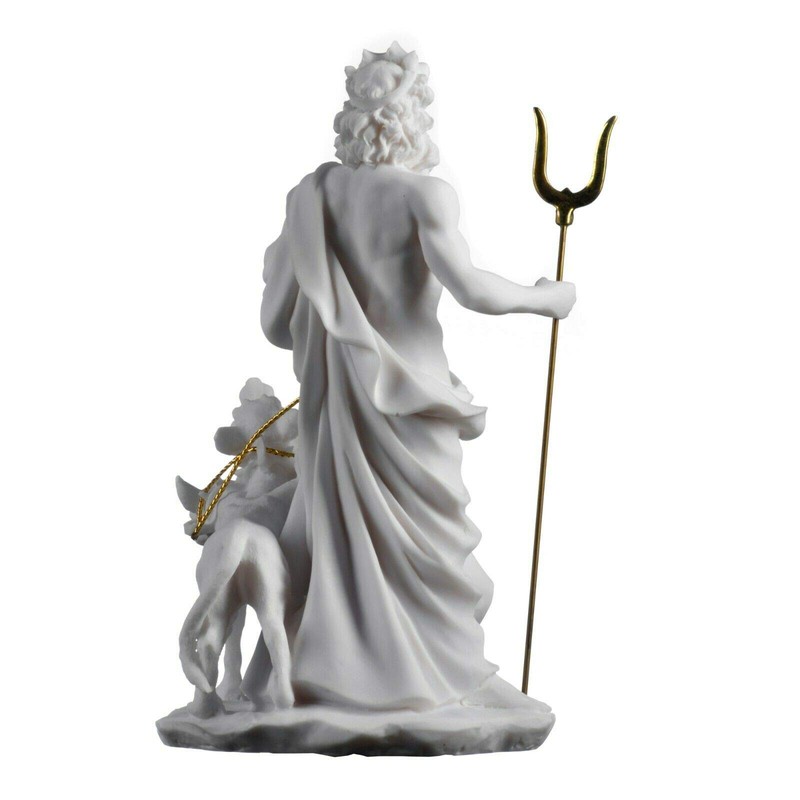 Pluto Hades Lord of the Underworld Greek Statue Dead Figurine