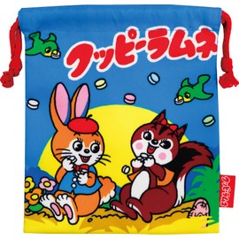 J's Planning FRK934 Candy Package Drawstring Cupy Ramune H 8.3 x W 7.1 inches (21 x 18 cm)