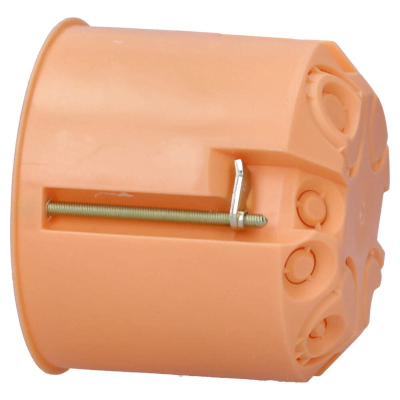 Voxura Cavity Wall Socket Switch Box Orange Flush-Mounted Flush-Mounted HW