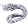 22" Double Ended Dreadlocks Erweiterungen 15 Stränge/Pack Hellgrau handgemachte Wolle