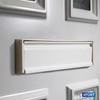 Xfort MailPlate Surround 12" Letterplate White, Premium Draught Proof Postal