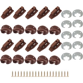 Drawer Guide Repair, 10 Sets Dresser Drawer Slides Replacement Kit Compatible with Kenlin Rite-Trak II