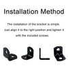 40PCS L Bracket Corner Brace Shelf Brackets 90 Degree Right