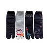 Tabi Socks Socks Women Cute Pattern Cotton Blend Ankle Length