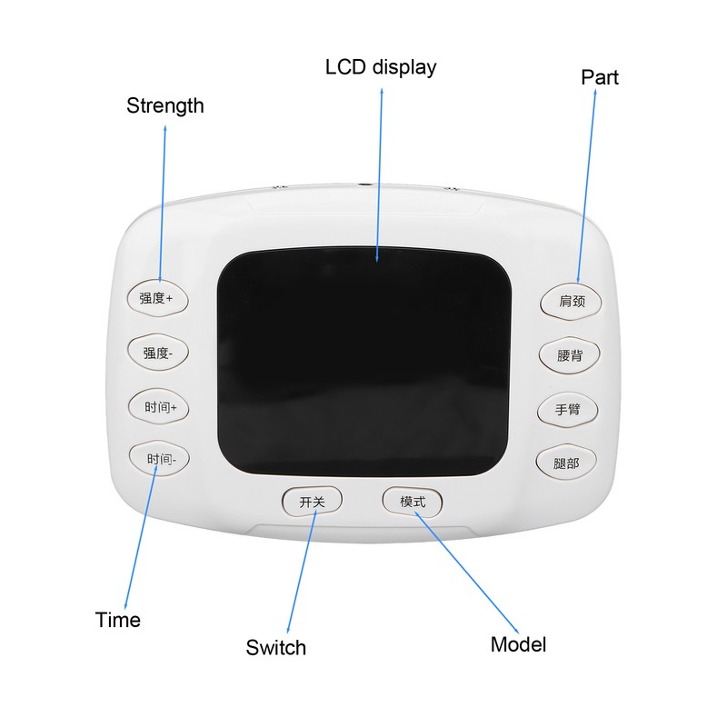 Multifunctional Electronic Pulse Massager Fatigue Relief Electric Muscle Stimulator