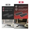 HECASA 2Pcs Flex Step Side Tailgate Molding End Cap Covers