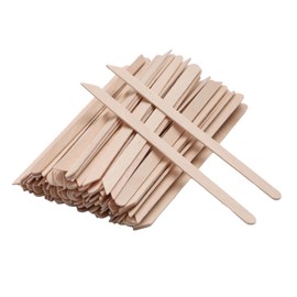 Qundaoily 500pcs Small Wood Waxing Stick,Small Popsicle Sticks,Eyebrow Wax Sticks Waxing Wooden Body Hair Removal Applicator,Paint Stirrer, Art Projects and Craft Wood Stick
