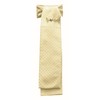 Equetech Polka Dot Jacquard Riding Stock - Cream/Gold, Long