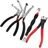 Anglekai 4PCS Electrical Disconnect Pliers, Straight and 60°Electrical Connector Separator