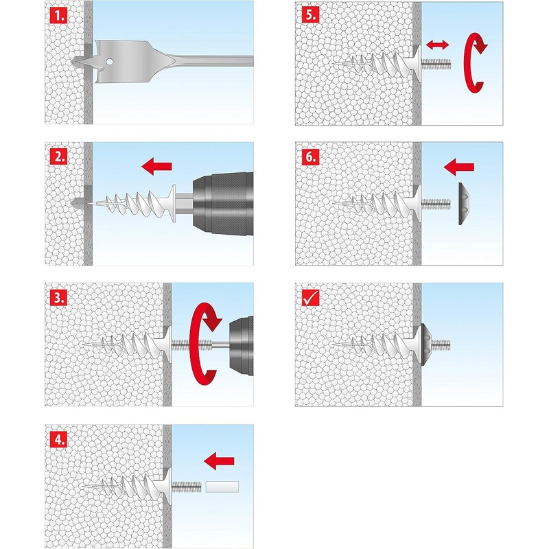 TOX 072100281 Thermal Insulation Dowels M 120 mm Pack of
