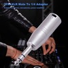 Smithok 4 Pack 1/4" TRS to XLR Adapter, Balanced Quarter