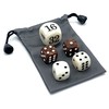 Luck Lab Backgammon Pearl Dice Set - 22 mm Doubling