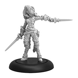 Riot Quest: Black Bella, Duchess of Dread Fighter (White Metal)