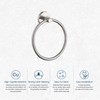 KIBI Circular Bathroom Hand Towel Ring | Wall Mounted Solid