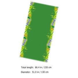 Gatuida Wear-Resistant Soccer Print Table Cover Decorative Pe Tablecloth for Parties Events Home Use Reusable for Sports Meetings Celebrations