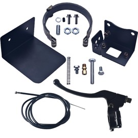 QASKEHKT Mini Bike Clutch Brake Mounting Bracket Kit Replacement for Predator 212 196cc 224cc Coleman BT200X CT200U CT200U-EX Baja Warrior Trailmaster MB200 for GX200 Go Kart Parts with 4" Brake Band