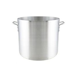 TrueCraftware- 32 qt. Heavy-Duty Aluminum Stock Pot with Riveted Handles- Multipurpose Cookware Pot Large Stockpot Stew Pot Simmering Pot for Pasta Soup Seafood Stock Home Restaurant Catering