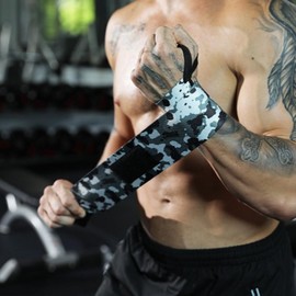 Fitness Wrist Support with Finger Stabilization (Pair) - Taping Wraps Camouflage 1 Pair