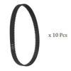 Kozelo 188-2GT-6 Rubber Toothed Belt - [6 mm Width, 188
