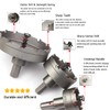 SagaSave Carbide Hole Cutter Set Durable Hole Saw Set for