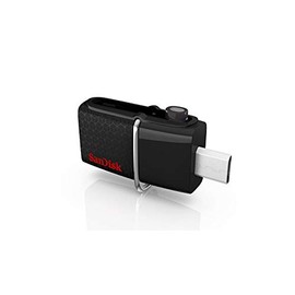 SanDisk Ultra Dual USB Drive 3.0 128GB, Black (SDDD2-128G-GAM46)