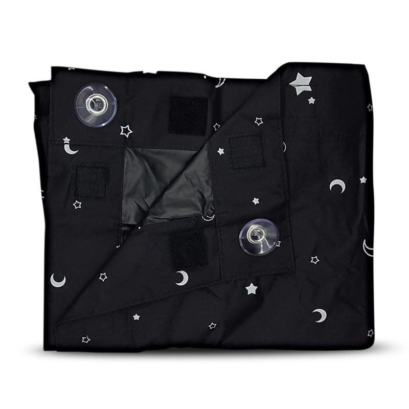 Moonzzz by Kii Portable Blackout Blind Adjustable Size Easy Stick