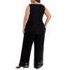 3 Piece Mother of The Bride Pant Suits Plus Size