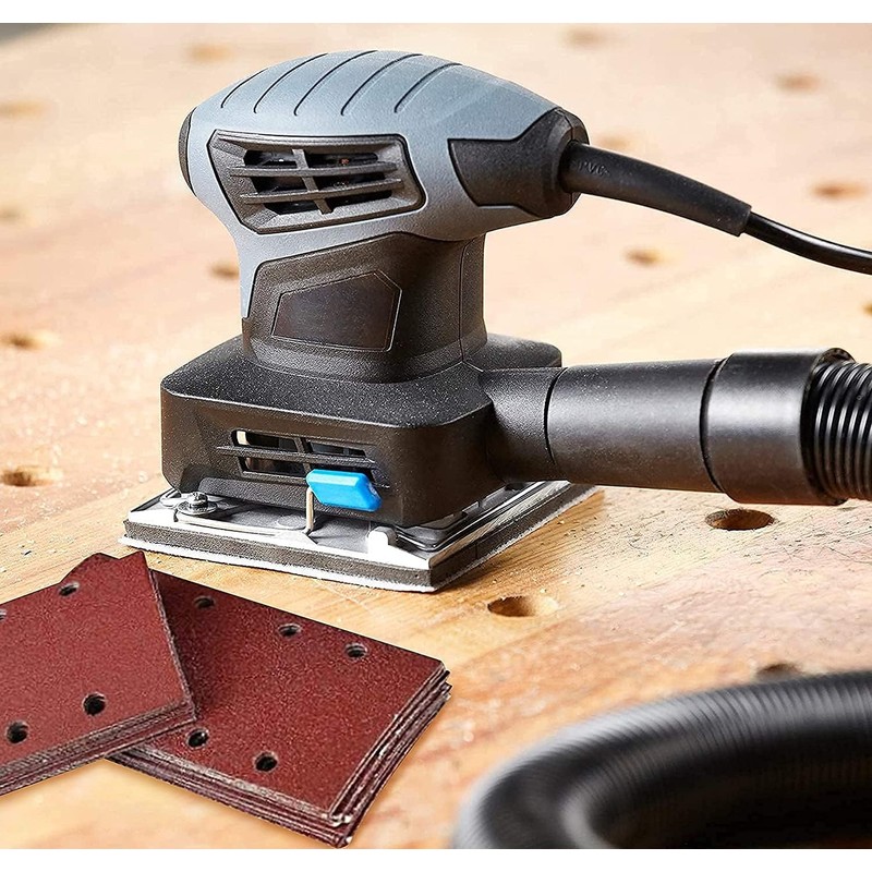 STEBRUAM Sanding Sheets 30 Pieces, 93 x 185mm Square Hook