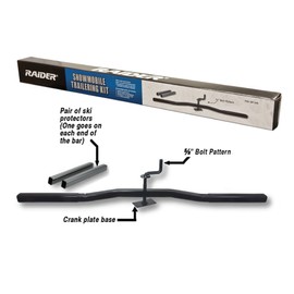 Raider SP-320 Deluxe 5/8" Snowmobile Trailer Tie Down Secure Kit (Includes Ski Protectors),black