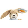 Steiff 237522 Hoppel Greifring 12 blau Hase, Medium
