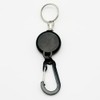 OMGolf Towel Microfiber with Retractable Carabiner Reel Steel Wire (Dark