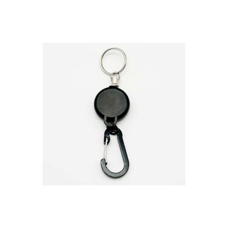 OMGolf Towel Microfiber with Retractable Carabiner Reel Steel Wire (Dark