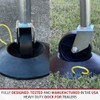 USA Made Improved Unbreakable Wheel Dock with Rope Handle –