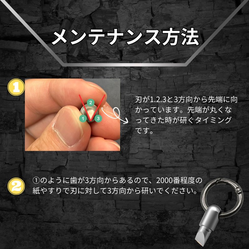 Aeroll Pocket Size Cutter Function Key Holder Small Capsule Cutting