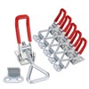 Fingertoys 6 Pack Adjustable Toggle Clamp, 360lbs Holding Capacity Heavy