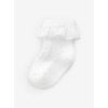 NEXT 7 Pack Lace Baby Socks, White