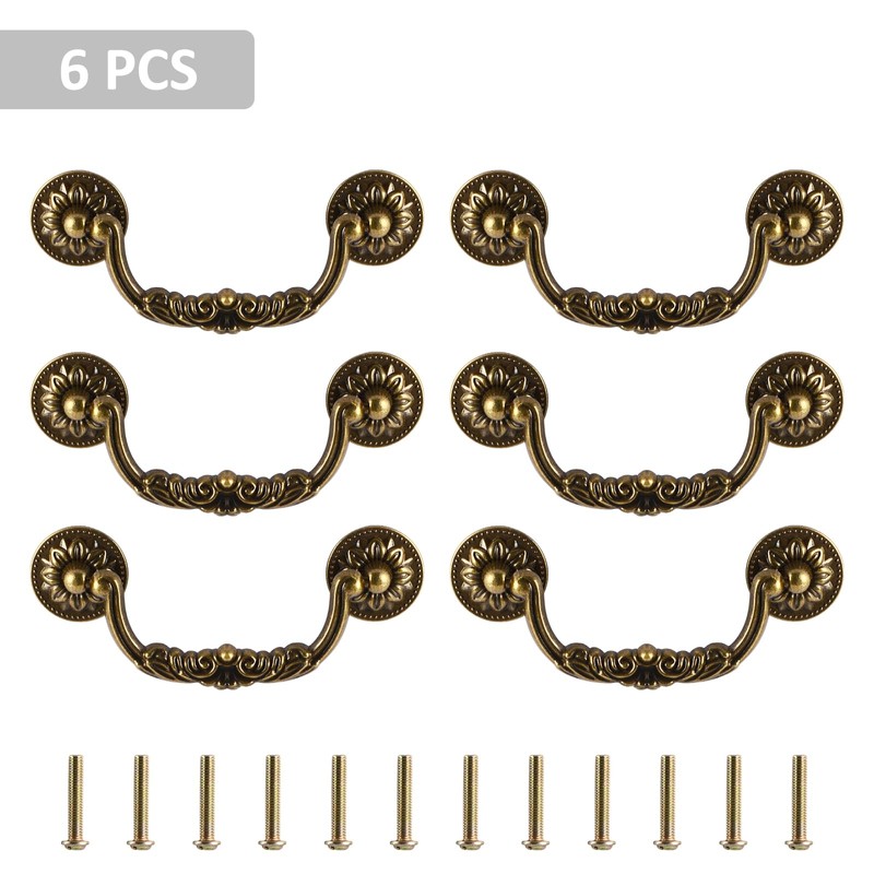 Drop Bail Drawer Handle, Vintage Drop Bail Drawer Pulls Antique