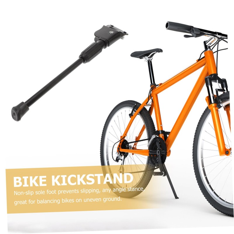 KOMBIUDA Rear Mount Bike Kickstand Single Side Stand Folding Strong