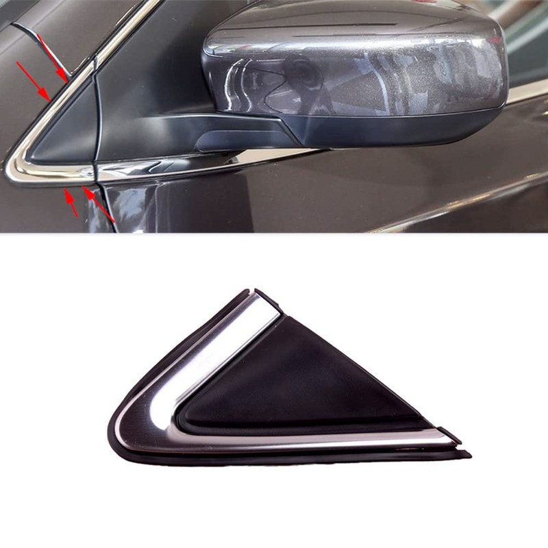 KACEPAR Side Door Rearview Triangle Trim Panel, Front Driver Side